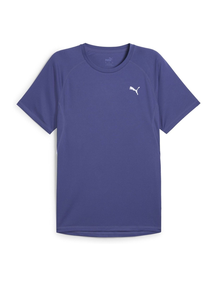 Puma Blue Mens VELOCITY Running T-Shirt - Image 3 of 4