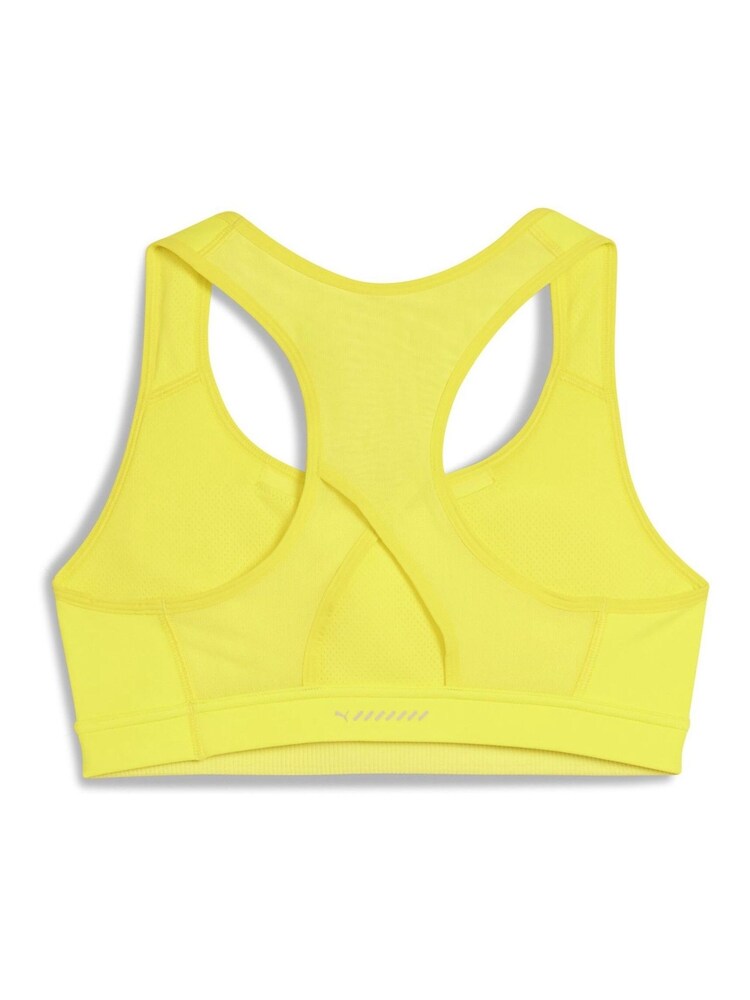 Puma Yellow Womens Running 4 Keeps Bra - Image 5 of 5 Puma Yellow Womens Running 4 Keeps Bra - Image 5 of 5