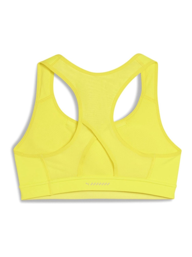 Puma Yellow Womens Running 4 Keeps Bra - Image 6 of 6