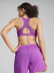 Puma Purple Womens Running 4 Keeps Bra - Image 3 of 6