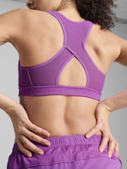 Puma Purple Womens Running 4 Keeps Bra - Image 4 of 6