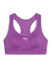 Puma Purple Womens Running 4 Keeps Bra - Image 5 of 6