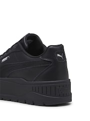 Puma Black Womens Kar II Leather Trainers - Image 6 of 6