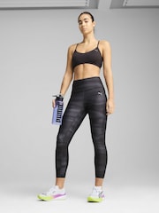 Puma Black Womens VELOCITY All-Over Print Running Tights Leggings - Image 1 of 6