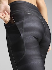 Puma Black Womens VELOCITY All-Over Print Running Tights Leggings - Image 3 of 6