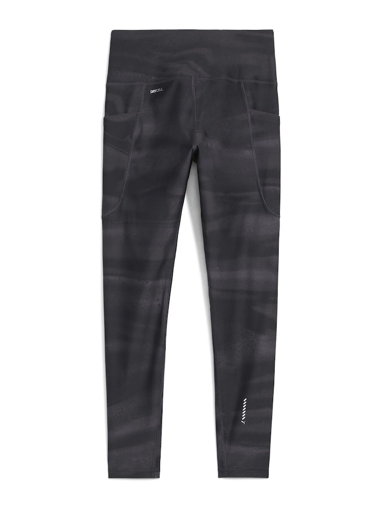 Puma Black Womens VELOCITY All-Over Print Running Tights Leggings - Image 6 of 6