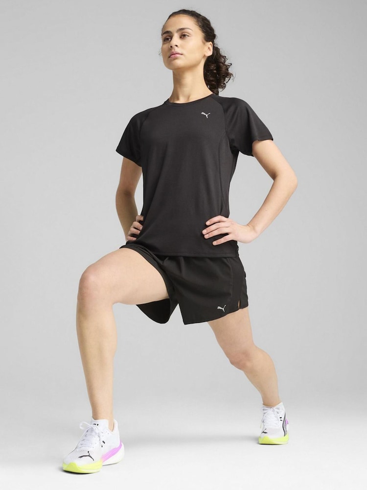 Puma Black Womens Velocity Running T-Shirt - Image 1 of 4
