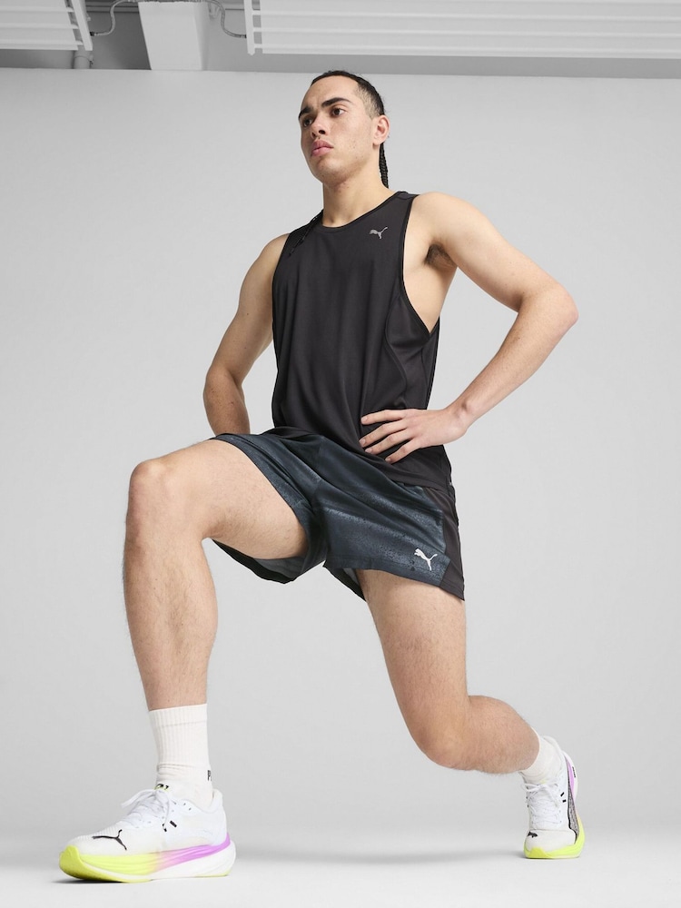 Negro - Puma Mens VELOCITY Running Tank Top - Imagen 1 de 4