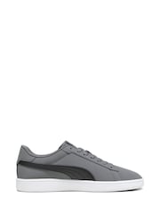 Puma Grey Mens Smash 3.0 Buck Sneakers - Image 1 of 7