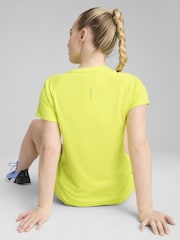 Puma Yellow Womens Velocity Running T-Shirt - Image 2 of 4
