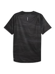 Черный - Puma Mens VELOCITY All-Over Print Running T-Shirt - Image 4 of 4