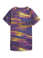 Morado - Puma Womens Velocity All Over Print Running T-Shirt - Imagen 4 de 4