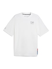 Puma White Mens BMW M Motorsport Colour Splash T-Shirt - Image 3 of 4