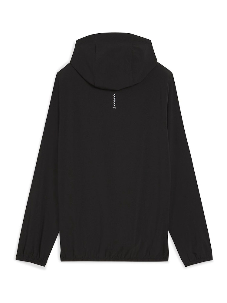 Puma Black Womens Velocity Woven Running Jacket - Image 6 of 6