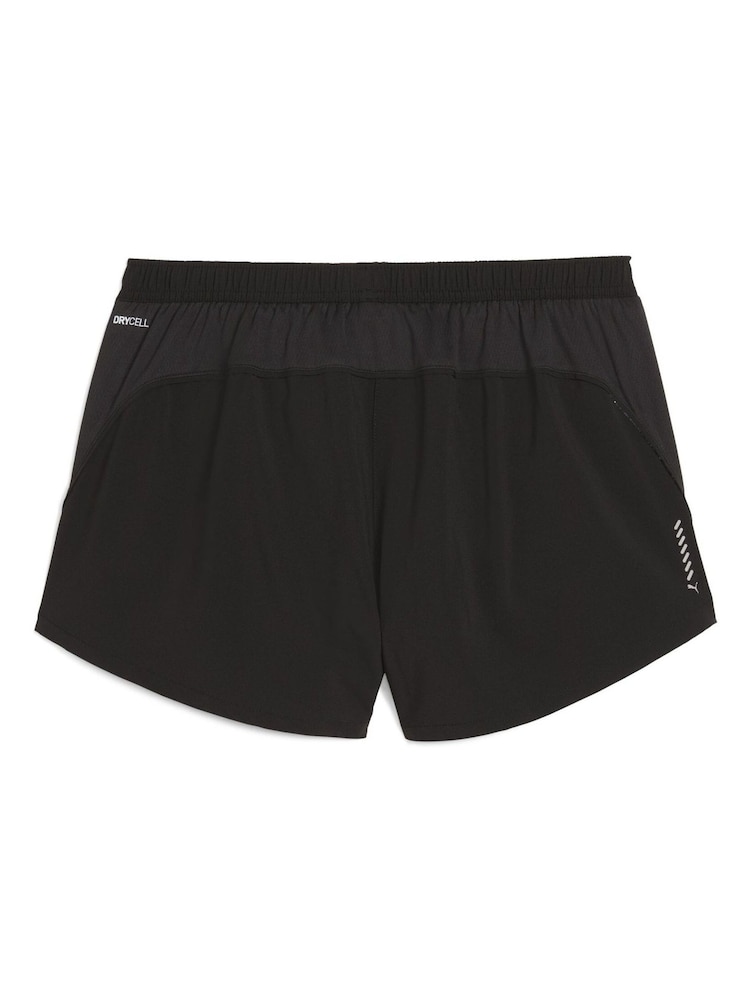 Puma Black Womens Velocity 3" Running Shorts - Image 6 of 6