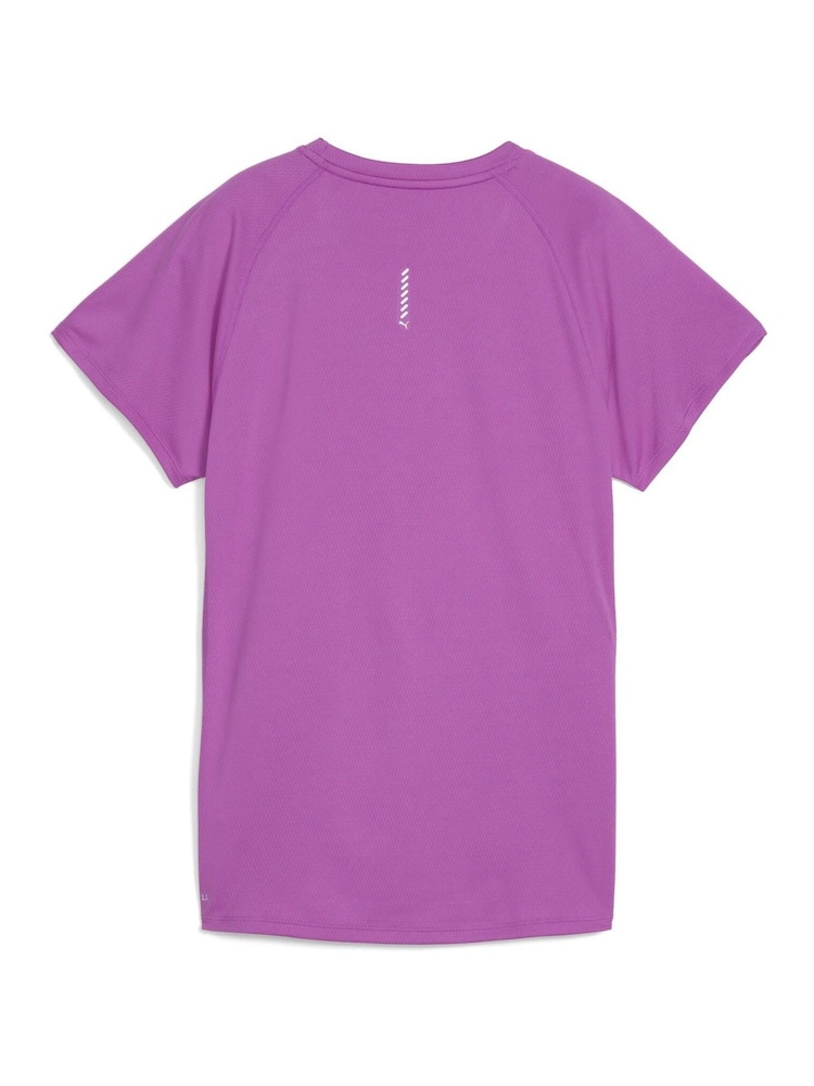 Puma Purple Womens Velocity Running T-Shirt - Image 4 of 4