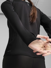 Puma Black Womens Velocity Long Sleeve Running Sweat Top - Image 2 of 5
