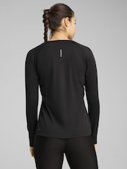 Puma Black Womens Velocity Long Sleeve Running Sweat Top - Image 3 of 5