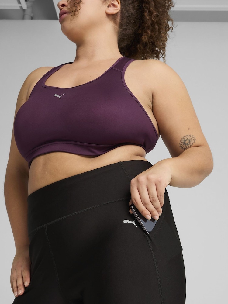 Puma Black Womens RUN ULTRAFORM 7/8 Running Tights Leggings - Image 3 of 6