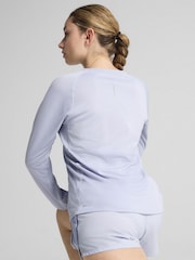 Puma Blue Womens Velocity Long Sleeve Running Sweat Top - Image 2 of 6