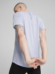 Puma Blue Mens VELOCITY Tri-Blend Running T-Shirt - Image 2 of 6