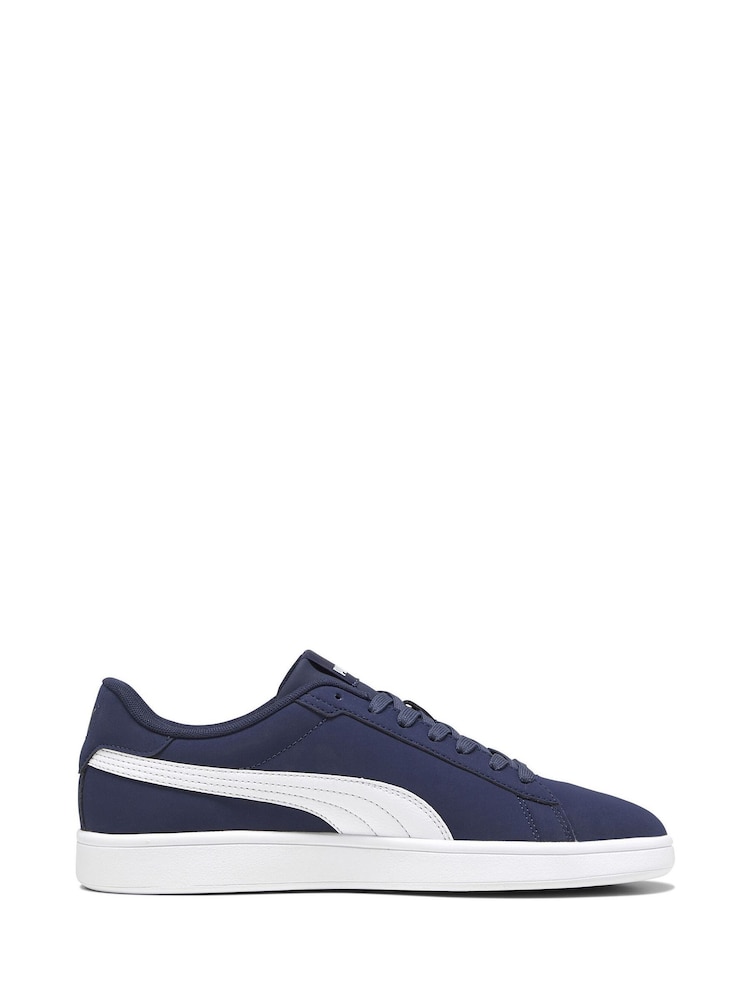 Puma Blue Mens Smash 3.0 Buck Sneakers - Image 1 of 7