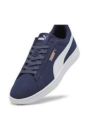 Puma Blue Mens Smash 3.0 Buck Sneakers - Image 4 of 7