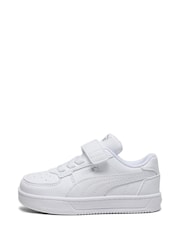 Puma White Baby Infant Caven 2.0 Trainers - Image 2 of 6