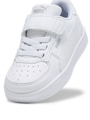 Puma White Baby Infant Caven 2.0 Trainers - Image 5 of 6