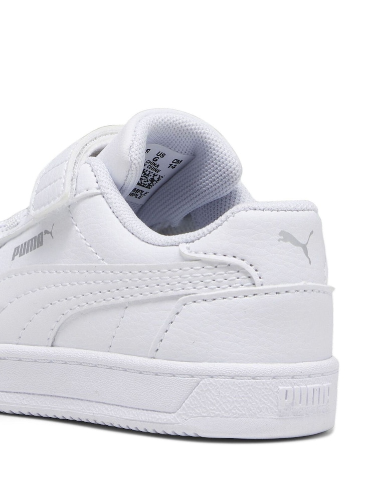 Puma White Baby Infant Caven 2.0 Trainers - Image 6 of 6