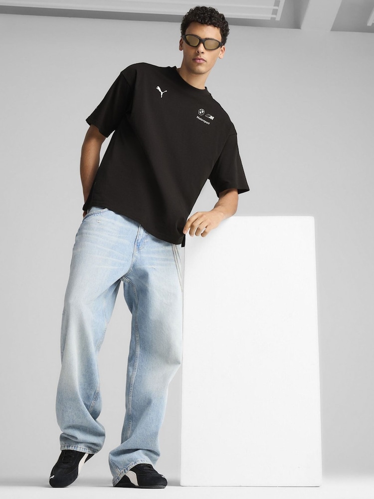 Schwarz - Puma Mens BMW M Motorsport Colour Splash T-Shirt - Bild 1 von 4