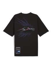 Schwarz - Puma Mens BMW M Motorsport Colour Splash T-Shirt - Bild 4 von 4