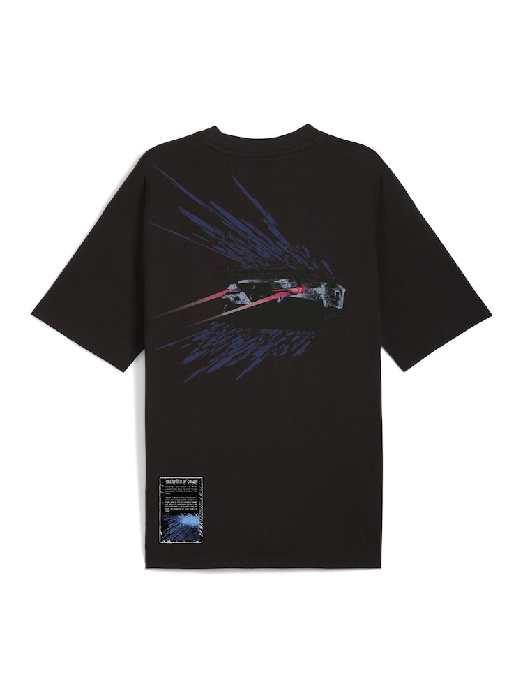 Schwarz - Puma Mens BMW M Motorsport Colour Splash T-Shirt - Bild 4 von 4
