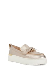 Dune London Gold Glide Sport Sole Loafers - Image 2 of 6