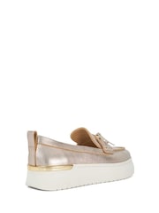 Dune London Gold Glide Sport Sole Loafers - Image 3 of 6