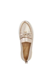 Dune London Gold Glide Sport Sole Loafers - Image 4 of 6