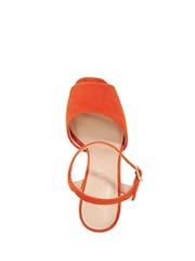 Dune London Orange Mayci Ultra Platform Sandals - Image 5 of 6