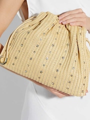 Dune London Natural Primrose L Large Drawstring Bag - Image 5 of 5