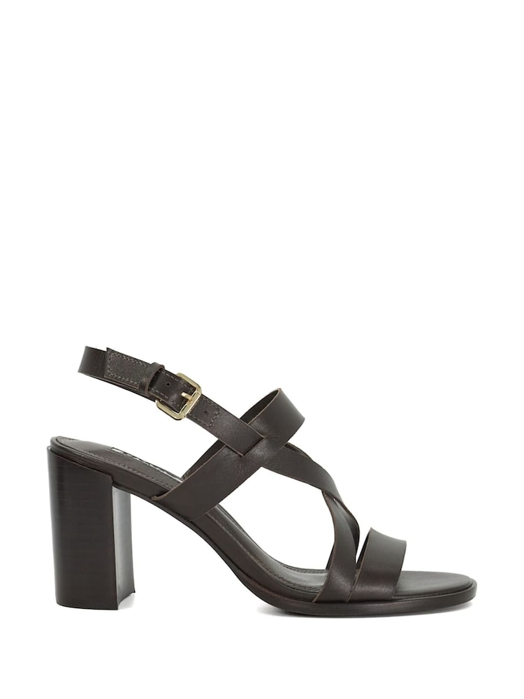 Dune London Juneo Cross Strap Alto Block Heel Sandals - Imagen 2 de 6 Dune London Juneo Cross Strap Alto Block Heel Sandals - Imagen 2 de 6