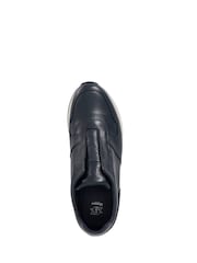 Dune London Blue Trilogy Laceles Laceless Slip On Runner Trainers - Image 6 of 6