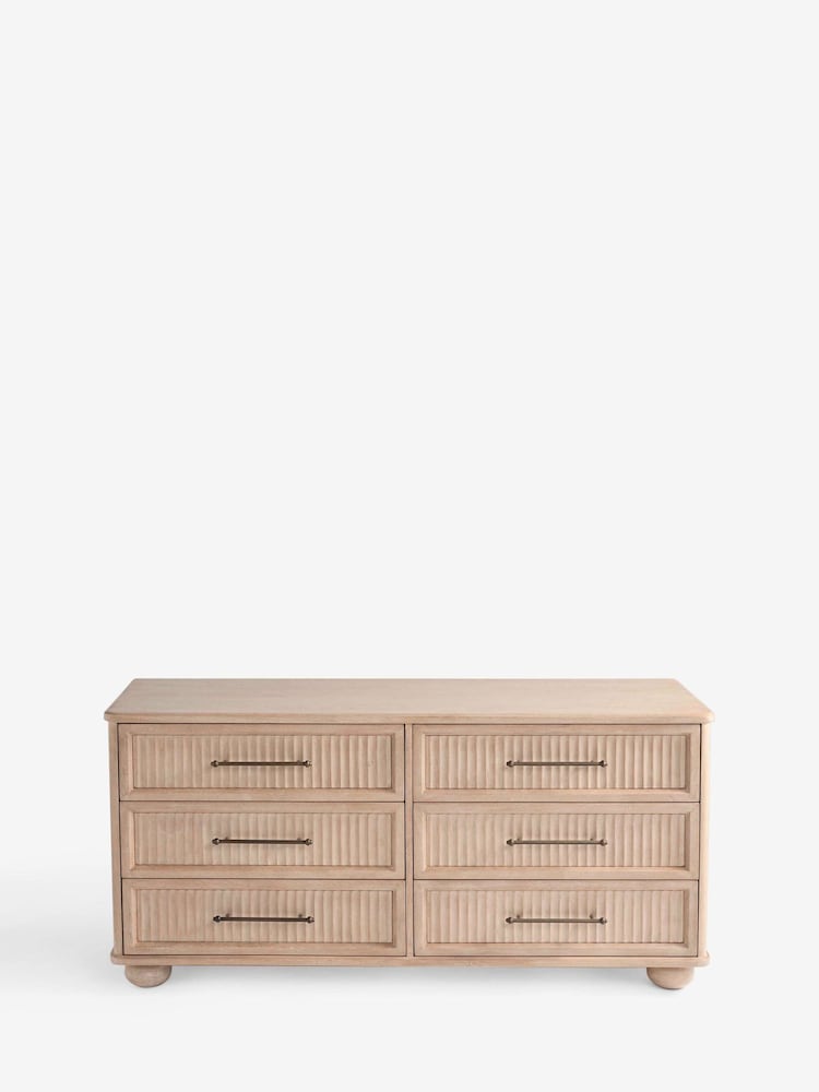 Light Natural Bourton Solid Mango 6 Drawer Chest of Drawers - Image 10 of 10 Light Natural Bourton Solid Mango 6 Drawer Chest of Drawers - Image 10 of 10
