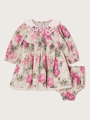 Newborn Betsy Floral Dress and Briefs Set - Image 1 of 3