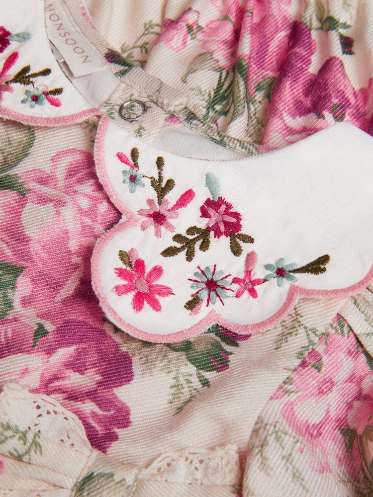 Newborn Betsy Floral Dress and Briefs Set - Image 3 of 3