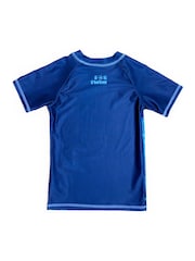 Soliswim Blue Rash Guard Swimsuit - Image 2 of 4