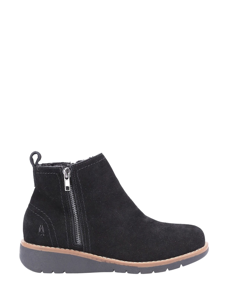 Hush Puppies Libby Ankle Black Boots - Image 1 of 4