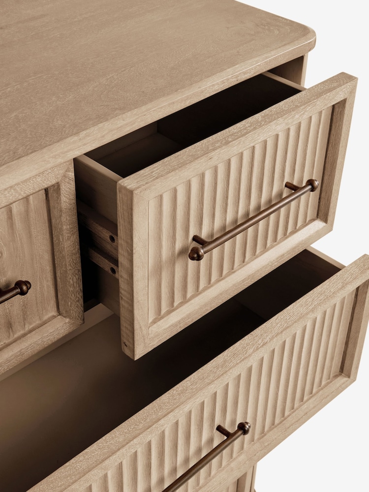 Light Natural Bourton Solid Mango 5 Drawer Chest of Drawers - Image 11 of 11 Light Natural Bourton Solid Mango 5 Drawer Chest of Drawers - Image 11 of 11