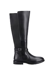 Hush Puppies Victoria Knee High Black Boots - Image 4 of 7