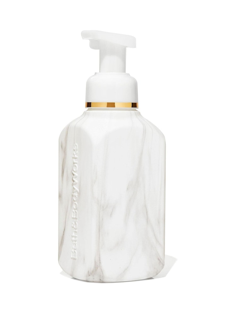 Bath & Body Works White Marble Gentle & Clean Foaming Hand Soap Dispenser - Image 1 of 1 Bath & Body Works White Marble Gentle & Clean Foaming Hand Soap Dispenser - Image 1 of 1