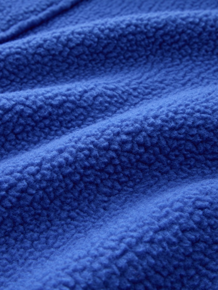 Cobalt Blue Quarter Zip Full Zip Fleece - Image 3 of 3 Cobalt Blue Quarter Zip Full Zip Fleece - Image 3 of 3