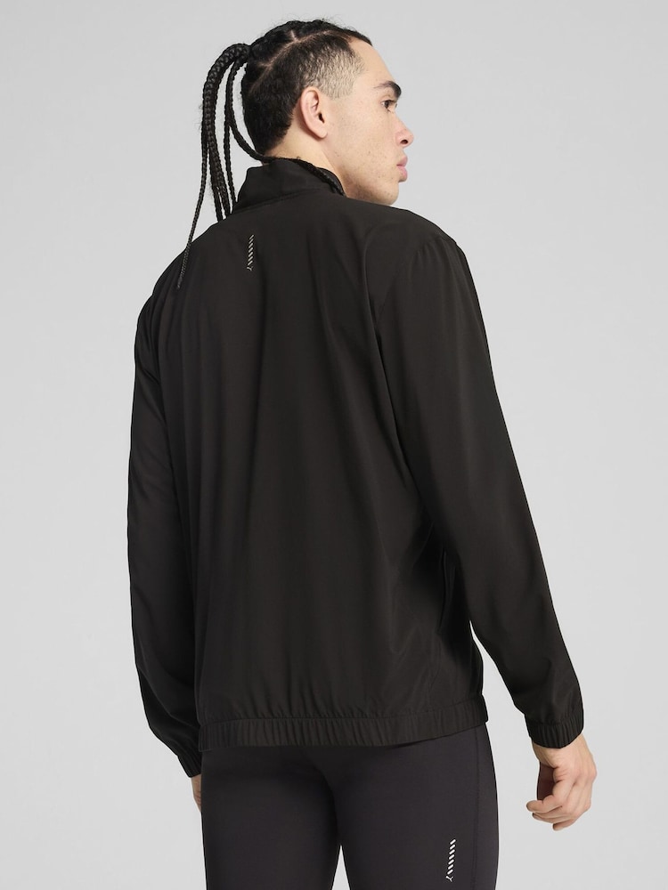 Negro - Puma Mens Velocity Woven Running Jacket - Imagen 2 de 6